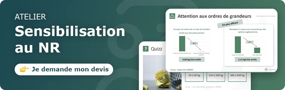 Accéder à la page de demande de devis pour l'atelier de sensibilisation NR