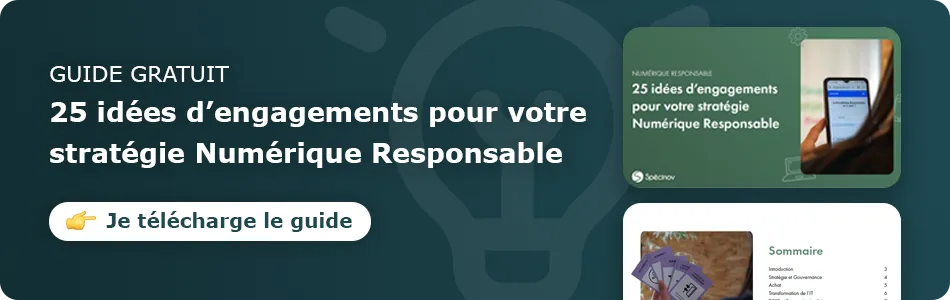 Téléchargez les 25 idées d'engagements numérique responsable pour votre stratégie