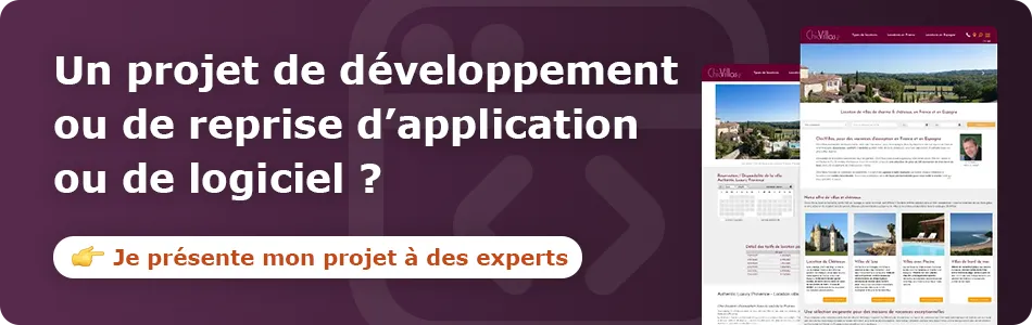 Accéder à la page de prise de rendez-vous pour le développement de votre future application