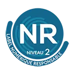 Logo du Label Numérique Responsable de niveau 2
