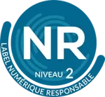 Logo du Label Numérique Responsable de niveau 2