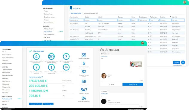 Plateforme de mise en relation de cadres à temps partagés